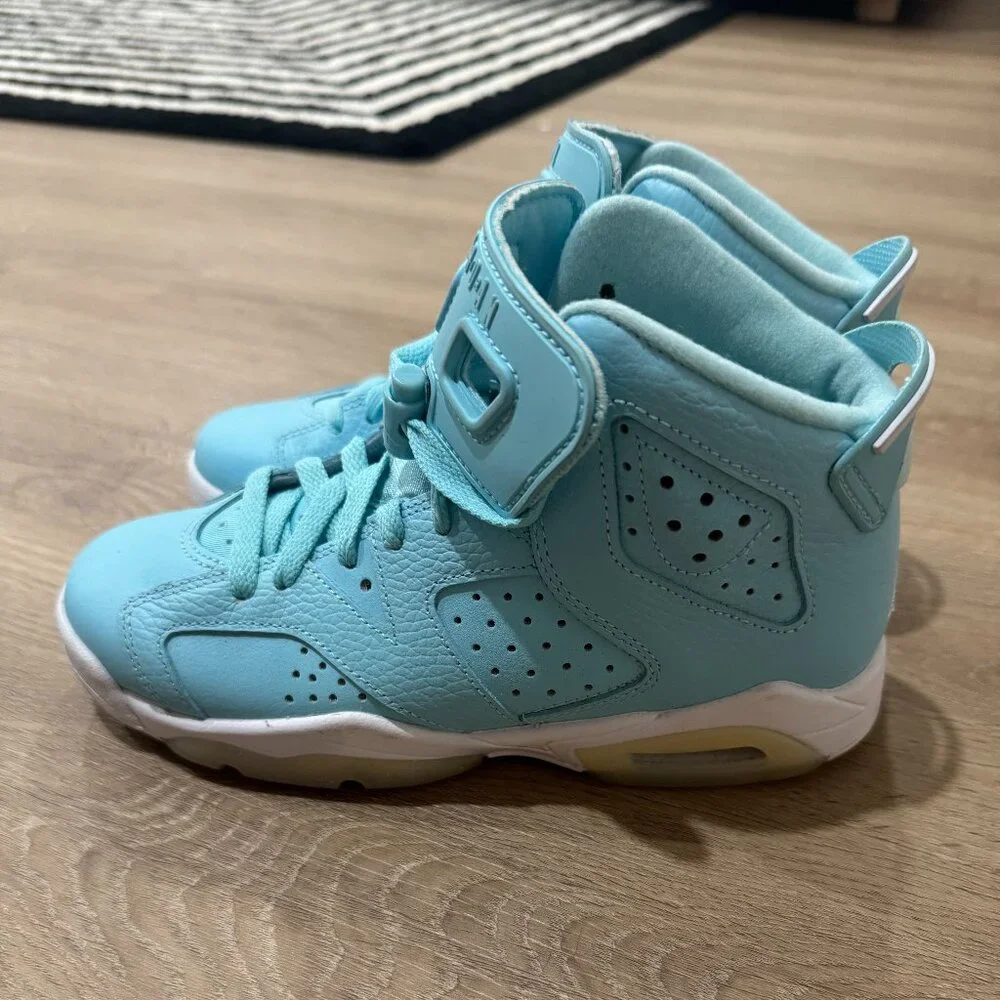 Air Jordan 6 GS “Still Blue” Sneakers | Youth 4Y (Women’s 5.5 / Men’s 4) - Picture 2 of 8